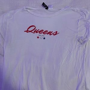 Cropped Queens Tee